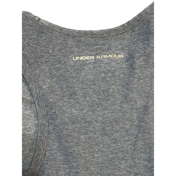 Under Armour Womens HeatGear Racerback Tank Top XL Blue 1666 - Picture 7 of 8